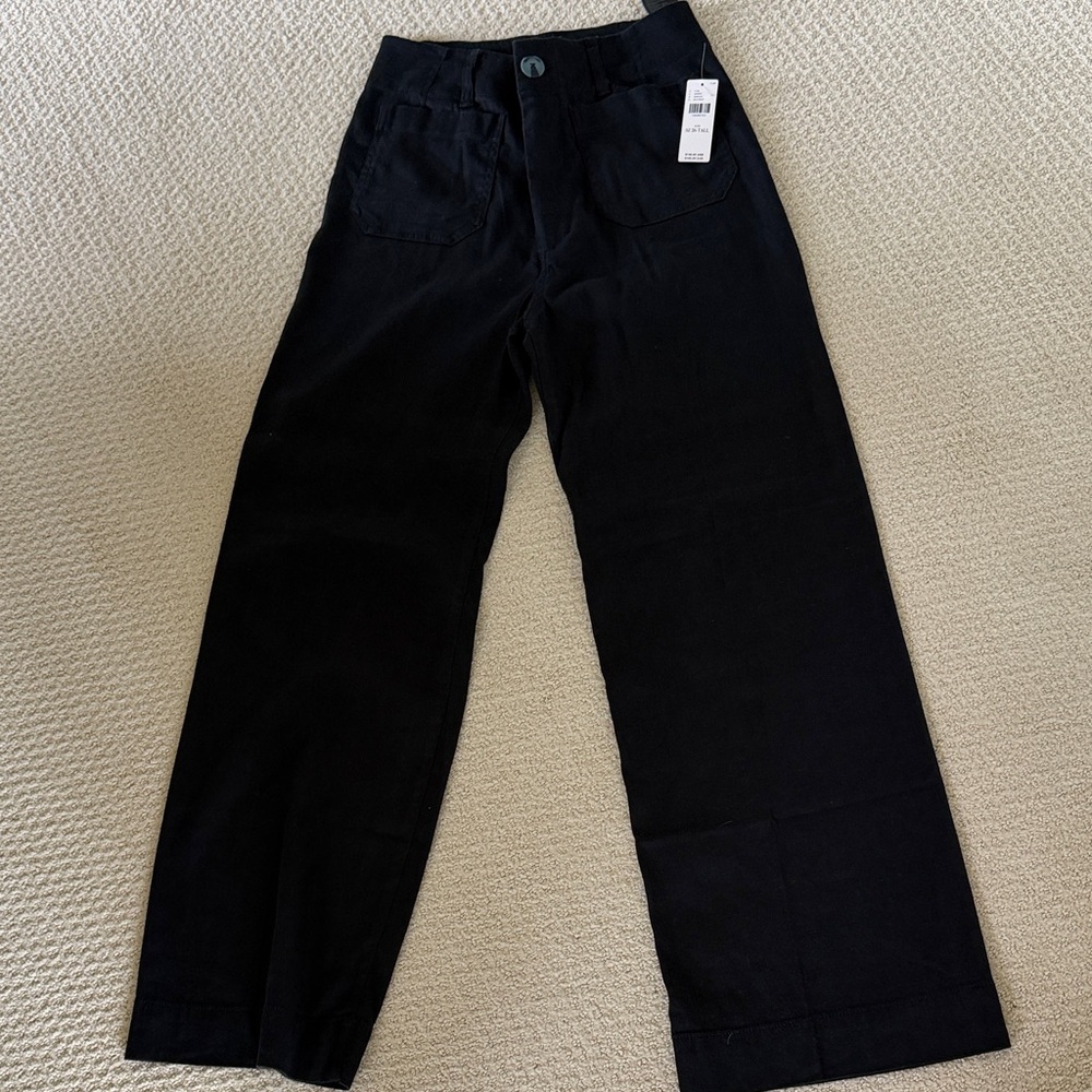 Black Wide-Leg Pants